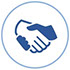 Picture of two hands shaking, depicing sales and lead generation services